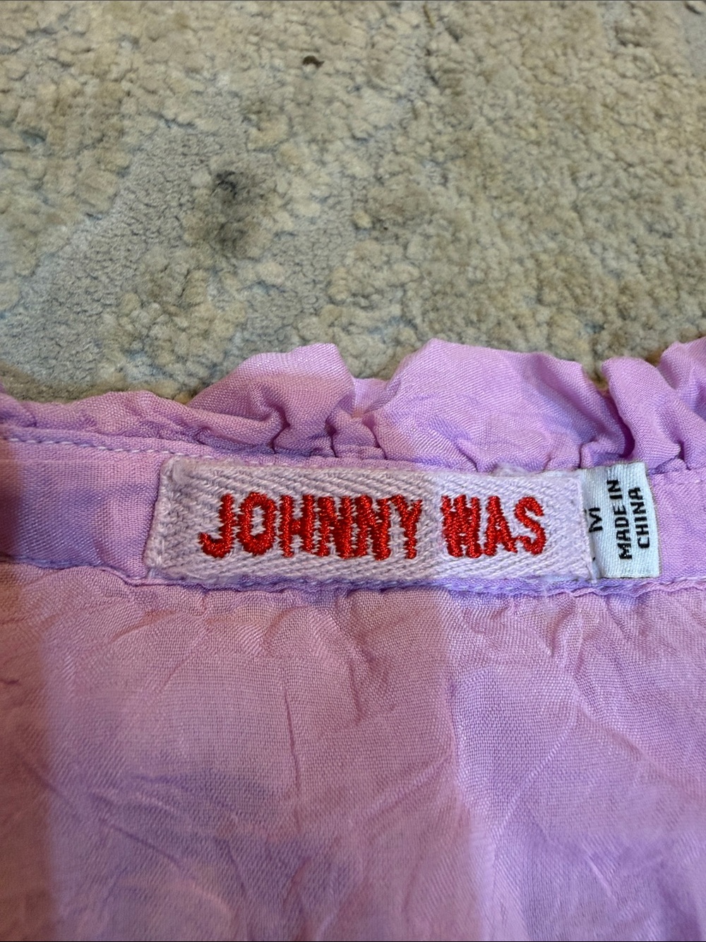 Johnny Was Minodora Blouse In Lavender Frost In Pink size M in EUC - Picture 5 of 12